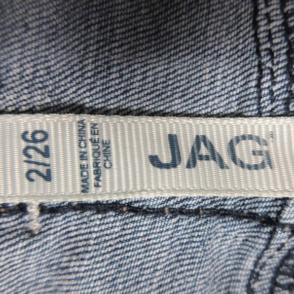 JAG Eloise Boot Cut Blue Denim Jeans Womens Sz 2/26 Best Kept Secret Tummy Panel - Picture 7 of 16